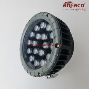 Đèn Pha cây 012 18W Anfaco IP66 ngoài trời ánh sáng vàng 3000K