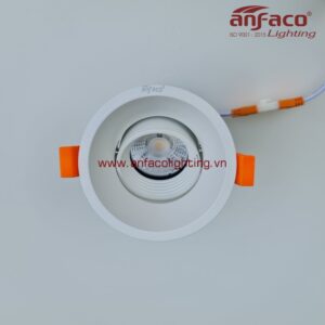 AFC 375 3W 5W 7W 10W Đèn LED downlight âm trần Anfaco AFC 375 gắn bóng 3W 5W 7W 10W 3 màu