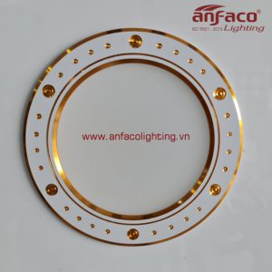 Đèn Anfaco downlight âm trần AFC 426 7W 9W 12W viền vàng