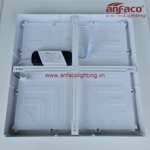 AFC556 vuông Đèn Anfaco Led panel ốp trần nổi vuông 400 480 600 AFC-556-28W 36W 48W vỏ trắng ánh sáng trắng 6500K ánh sáng vàng 3200K