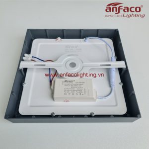 Đèn Anfaco Panel áp nổi trần AFC 556X 6W 12W 18W 22W vuông viền xám