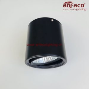 AFC 647D 7W 12W Đèn LED Lon downlight gắn nổi xoay góc Anfaco AFC647D 12W