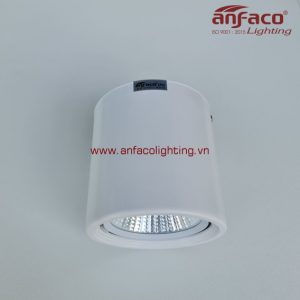 AFC-647T Đèn Anfaco lon led nổi downlight xoay góc AFC647T 7W 12W vỏ trắng ánh sáng trắng 6500K ánh sáng trung tính 4200K, ánh sáng vàng 3200K