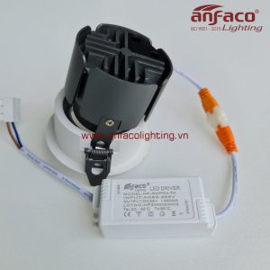 Đèn Anfaco downlight âm trần xoay góc AFC 765 -5W 7W 15W