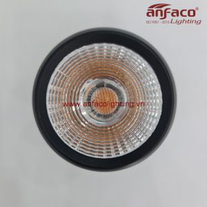 Đèn Anfaco tiêu điểm spotlight xoay góc 866D 7W 12W vỏ đen