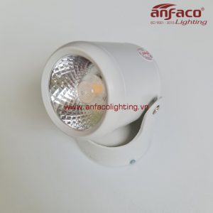 Đèn Anfaco tiêu điểm spotlight xoay góc 866T 7W 12W vỏ trắng