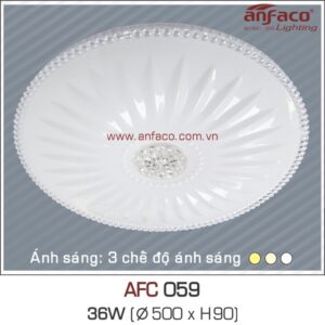 Đèn Anfaco LED ốp trần nhựa AFC 059-36W