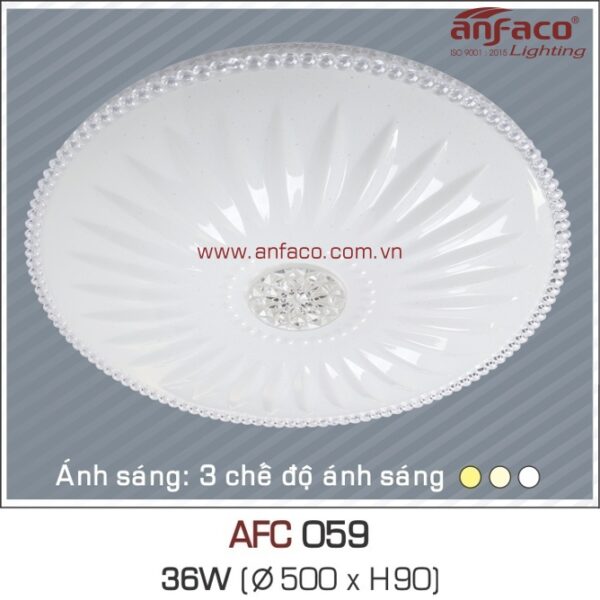 Đèn Anfaco LED ốp trần nhựa AFC 059-36W