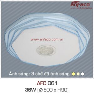 Đèn Anfaco LED ốp trần nhựa AFC 061-36W