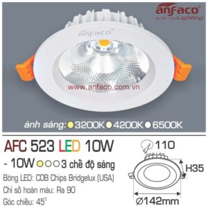 Đèn Anfaco LON LED downlight nổi AFC 553T 7W