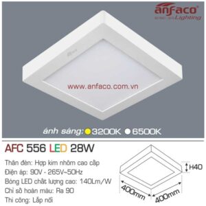 Đèn Anfaco LED panel ốp trần nổi AFC 556-28W