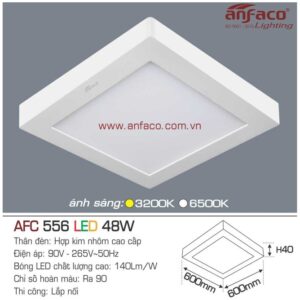 Đèn Anfaco LED panel ốp trần nổi AFC 556-48W