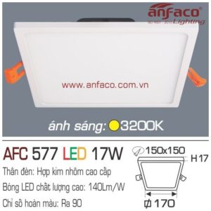 Đèn Anfaco LED downlight âm trần AFC 577-17W