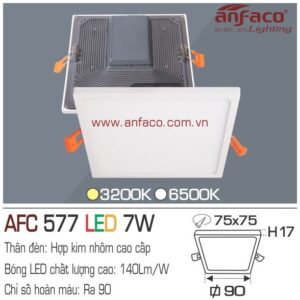 Đèn Anfaco LED downlight âm trần AFC 577-7W