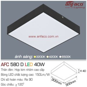 Đèn Anfaco LED panel ốp trần nổi AFC 580D 40W