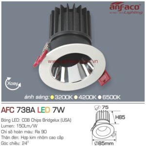 Đèn Anfaco LED downlight âm trần AFC 738A 7W