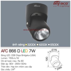 Đèn Anfaco LED tiêu điểm AFC 866D 7W đế ngồi