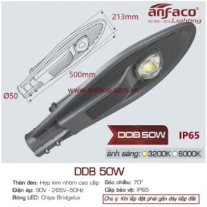 Đèn đường LED Anfaco AFC DDB 50W