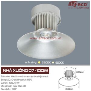 Đèn Anfaco LED nhà xưởng AFC NX 07-100W