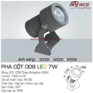 Đèn Anfaco LED pha cột AFC 009-7W