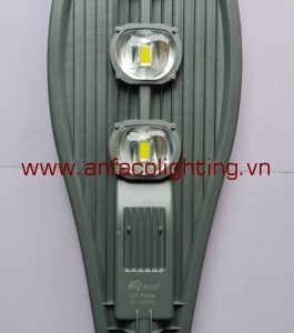 DDB-150 Đèn đường led COB chống sét IP65 kín nước Anfaco DDB150W hình chiếc lá ánh sáng 6000K 3200K