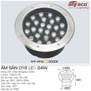 Đèn LED âm sàn Anfaco AFC 016-24W