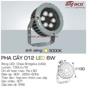 Đèn Anfaco LED pha cây AFC 012-6W