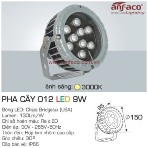 Đèn Anfaco LED pha cây AFC 012-9W