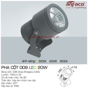 Đèn Anfaco LED pha cột AFC 009-20W