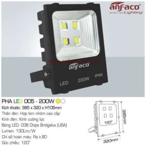 Đèn Anfaco Pha LED AFC 005-200W