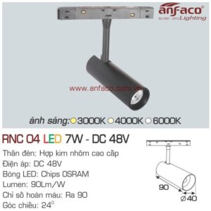 Đèn LED ray nam châm Anfaco RNC 04-7W