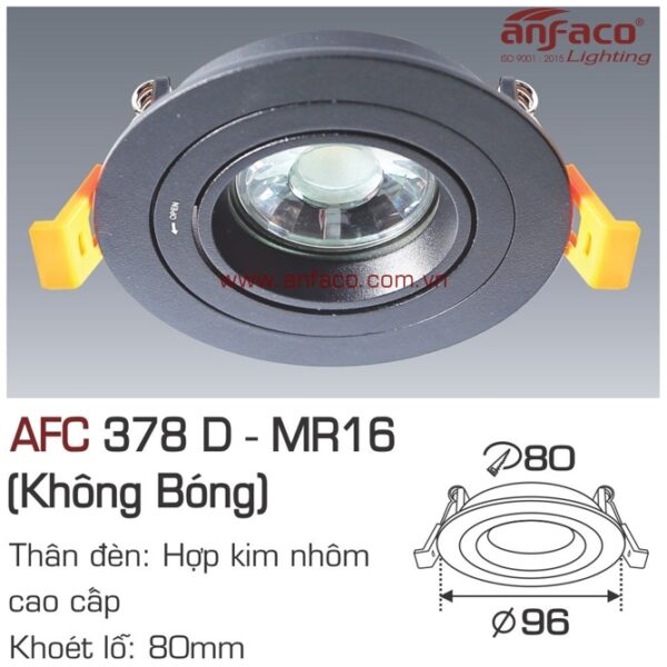 Đèn Anfaco LON downlight âm trần AFC 378D LED MR16