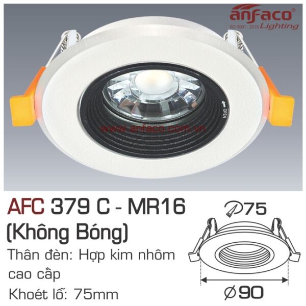 Đèn Anfaco LON downlight âm trần AFC 379C LED MR16