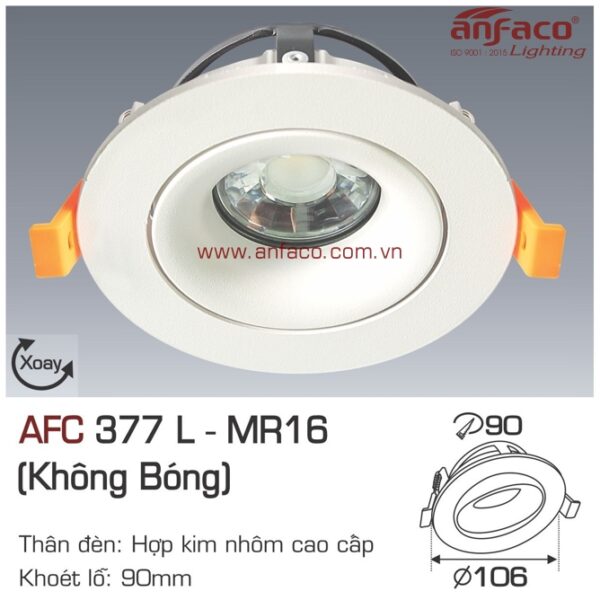 Đèn Anfaco LON downlight âm trần AFC 377L LED MR16