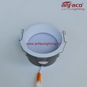 AFC-586 Đèn downlight âm trần Anfaco AFC586 vỏ trắng 7W 12W 15W ánh sáng trắng, vàng, trung tính