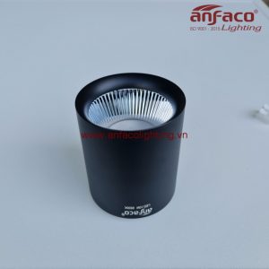 AFC-655D 10W đèn Anfaco downlight lon nổi AFC655D 10W vỏ đen