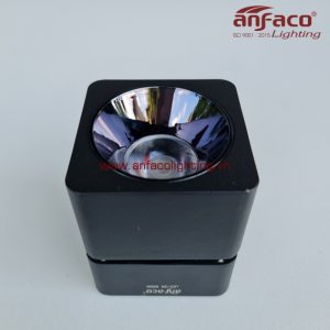 AFC-779-12W đèn Anfaco vuông gắn nổi xoay góc 360° độ AFC779 12W vỏ đen