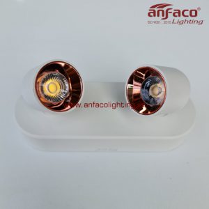 đèn tiêu điểm spotlight led afc 818t-2T-7W Anfaco vỏ trắng