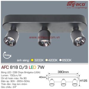 Đèn Anfaco LED tiêu điểm AFC 818D/3-7W đế ngồi