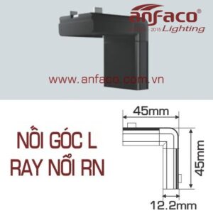 Nối góc L dẫn điện DC48V ray LED nam châm siêu mỏng Anfaco