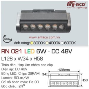 Đèn LED ray nam châm nổi siêu mỏng Anfaco RN 021-6W