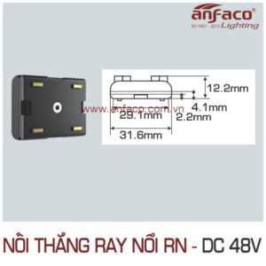 Nối thẳng dẫn điện DC48V ray LED nam châm siêu mỏng Anfaco